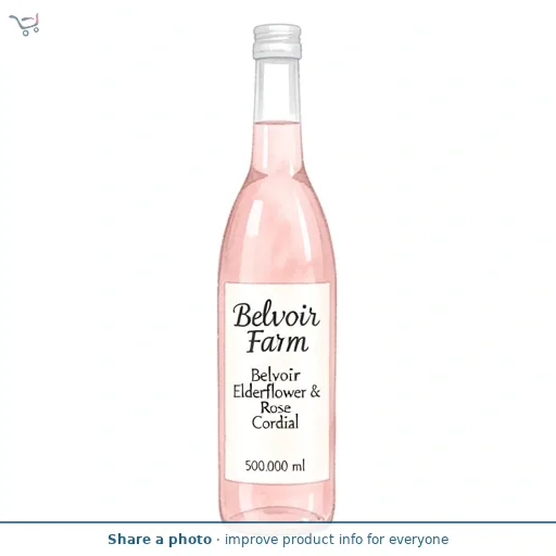 Belvoir Farm Elderflower & Rose Cordial 500ml