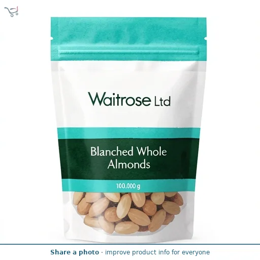 Waitrose Blanched Whole Almonds