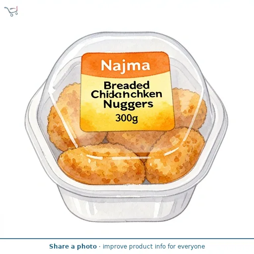 Najma Breaded Chicken Nuggets 300g