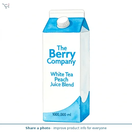 The Berry Company White Tea Peach Juice Blend