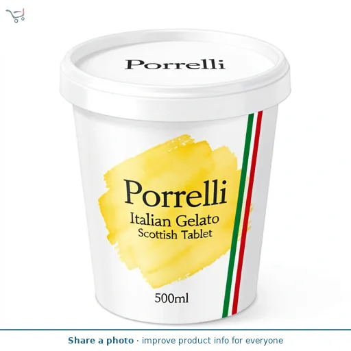 Porrelli Italian Gelato Scottish Tablet 500ml