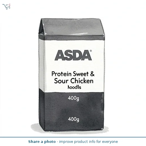 ASDA Protein Sweet & Sour Chicken Noodles 400g