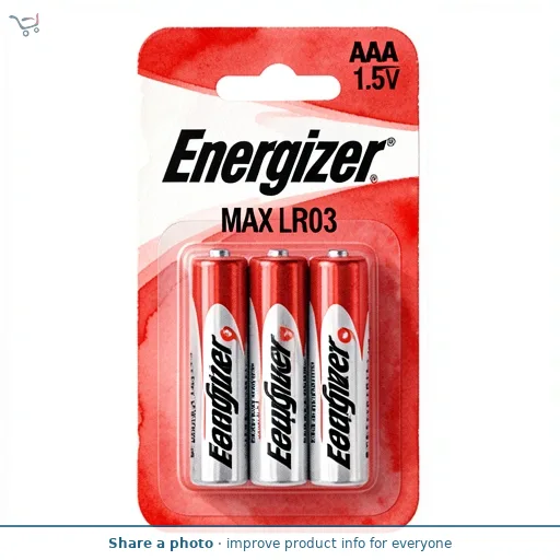 Energizer Max AAA LR03 1.5V