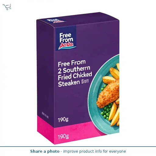 Free From by Asda Free From by  2 Southern Fried Chicken Steaks 190g