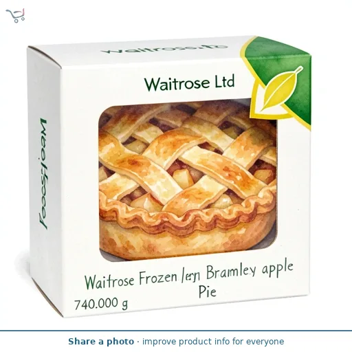 Waitrose Frozen Bramley apple Pie