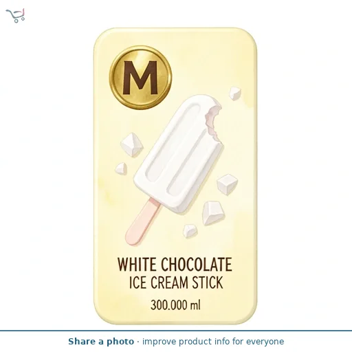 Magnum White Chocolate Ice Cream Sticks
