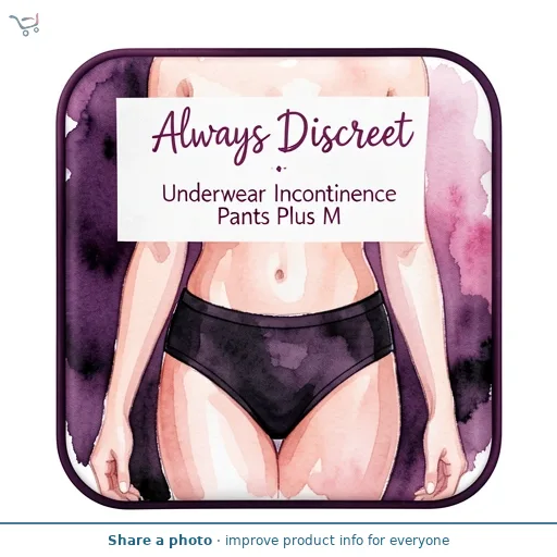 Always Discreet Incontinence Pants Plus M