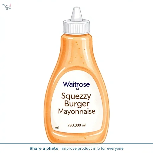 Waitrose Squeezy Burger Mayonnaise
