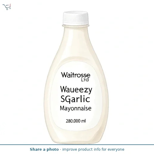 Waitrose Squeezy Garlic Mayonnaise
