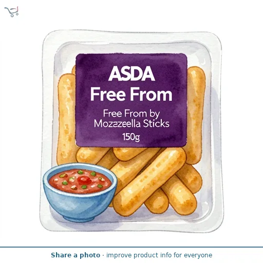 ASDA Free From Free From by  Mozzarella Sticks 150g