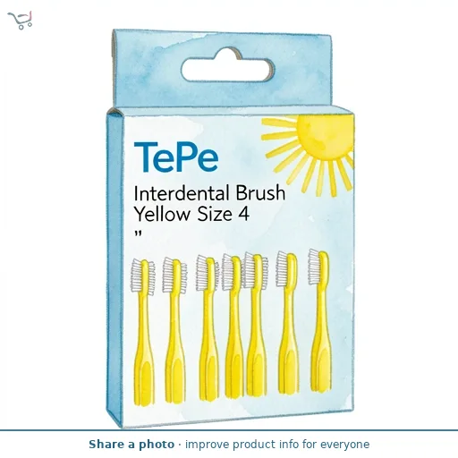 TePe Interdental Brush Yellow Size 4