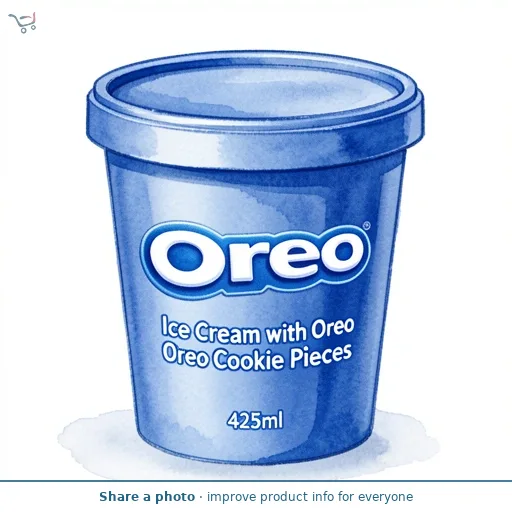 Oreo Ice Cream with Oreo Cookie Pieces 425ml