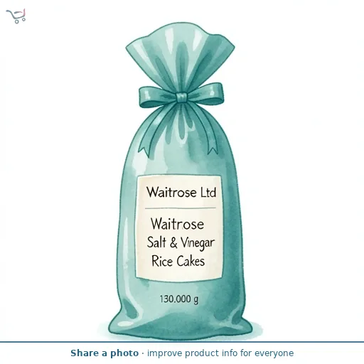 Waitrose Salt & Vinegar Rice Cakes
