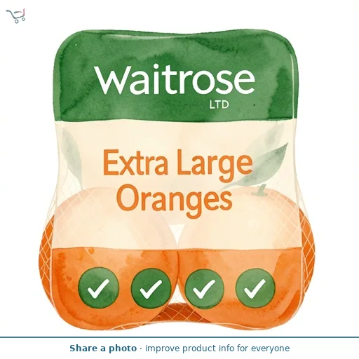 Waitrose Extra Large Oranges