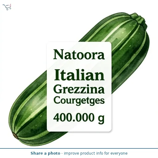 Natoora Italian Grezzina Courgettes