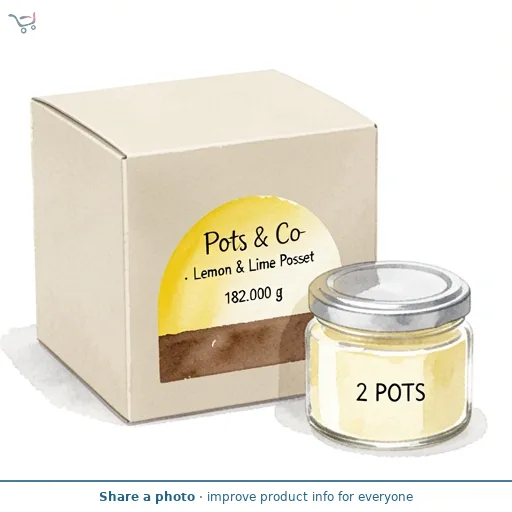 Pots & Co Lemon & Lime Posset 2 x 91g