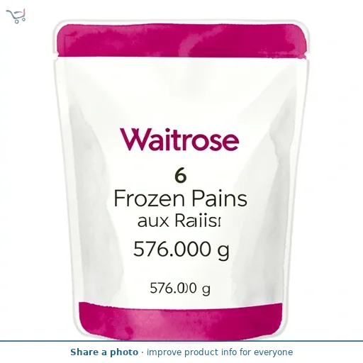 Waitrose 6 Frozen Pains aux Raisins