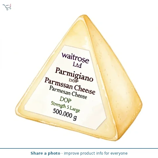 Waitrose Parmigiano Reggiano DOP Parmesan Cheese Strength 5 Large