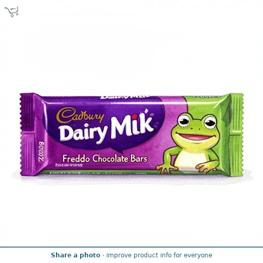 Cadbury Dairy Milk Freddo Chocolate Bar 4 Pack Multipack 72g (4 x 18g)