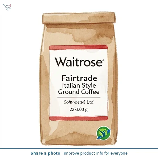 Waitrose Fairtrade Italian Style Ground Coffee