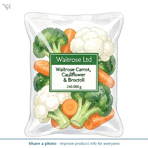 Waitrose Carrot, Cauliflower & Broccoli