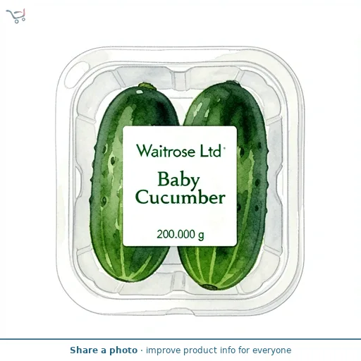 Waitrose Baby Cucumber