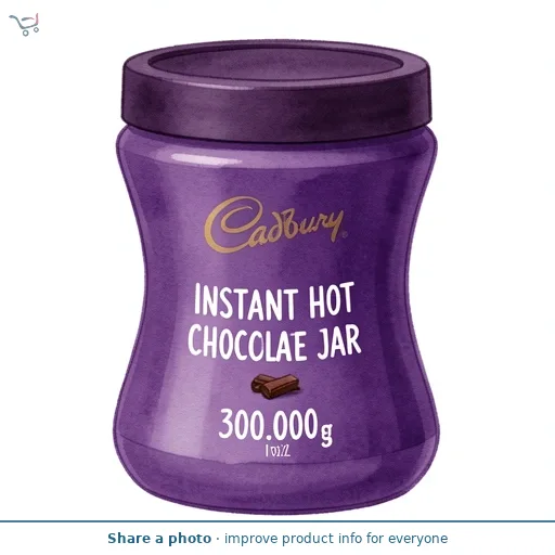 Cadbury Instant Hot Chocolate Jar