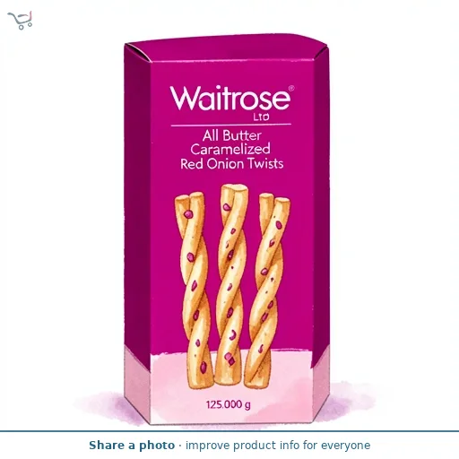 Waitrose All Butter Caramelised Red Onion Twists