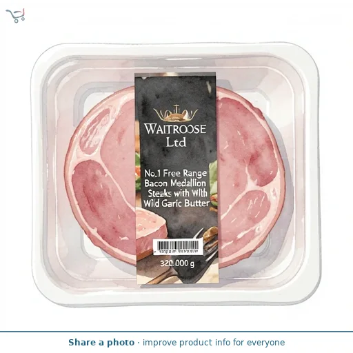 No.1 Free Range Bacon Medallion Steaks with Wild Garlic Butter