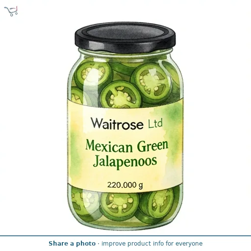 Waitrose Mexican Green Jalapenos