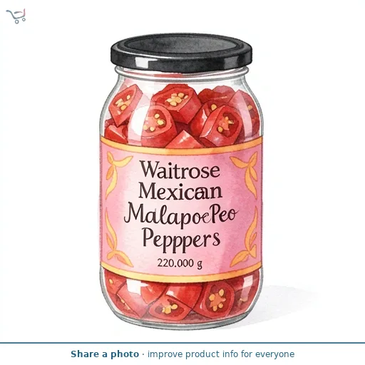 Waitrose Mexican Red Jalapeno Peppers
