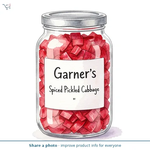 Garner's Spiced Pickled Cabbage 454g (190g*)