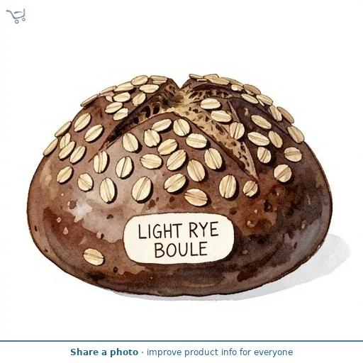 Waitrose Light Rye Boule