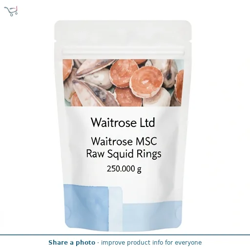 Waitrose MSC Raw Squid Rings