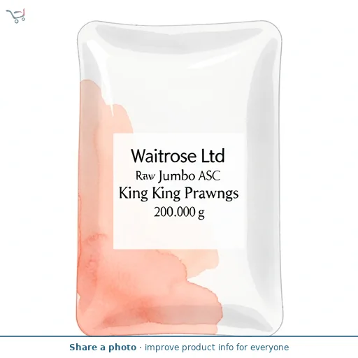 Waitrose ASC Raw Jumbo King Prawns