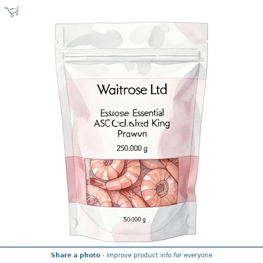 Waitrose Essential ASC Cooked King Prawn