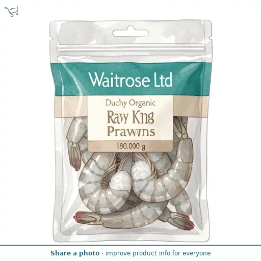 Duchy Organic Raw King Prawns