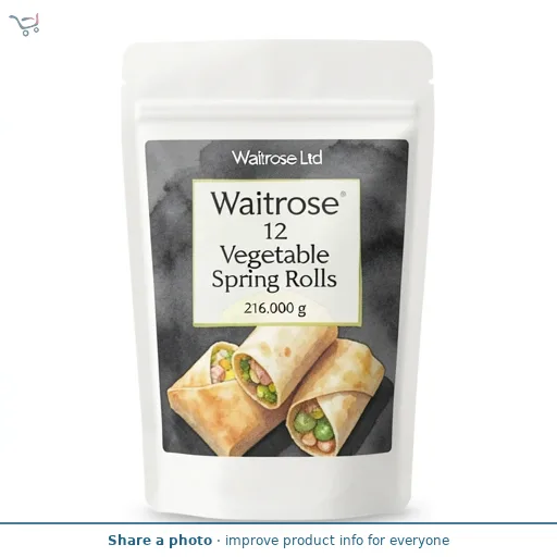 Waitrose 12 Vegetable Spring Rolls