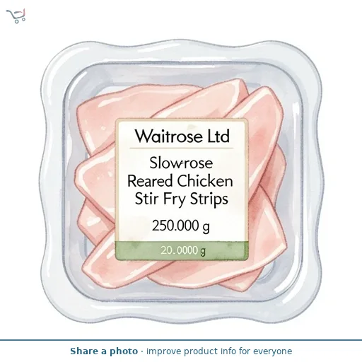 Waitrose Slower Reared Chicken Stir Fry Strips