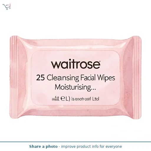 Waitrose 25 Cleansing Facial Wipes Moisturising…
