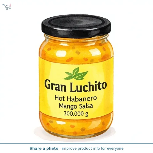 Gran Luchito Hot Habanero Mango Salsa