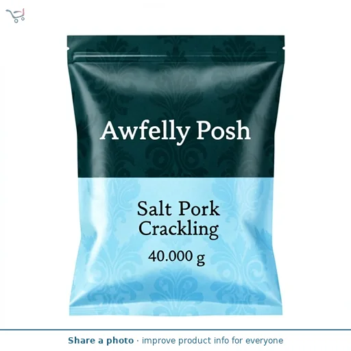 Awfully Posh Salt Pork Crackling