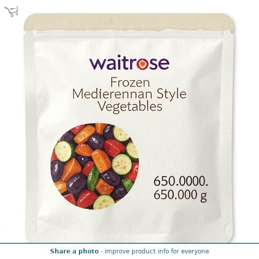 Waitrose Frozen Mediterranean Style Vegetables