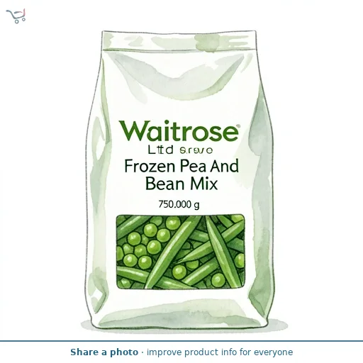 Waitrose Frozen Pea And Bean Mix