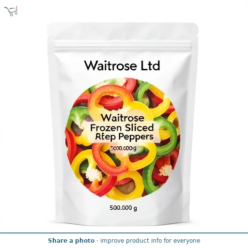 Waitrose Frozen Sliced Peppers