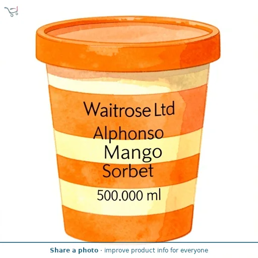 Waitrose Alphonso Mango Sorbet