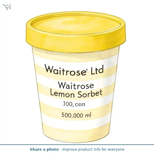Waitrose Lemon Sorbet