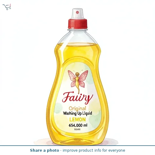 Fairy Original Washing Up Liquid Lemon