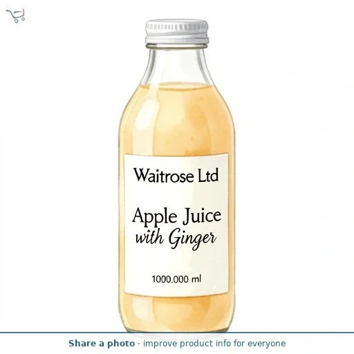 Waitrose Apple Juice with Ginger