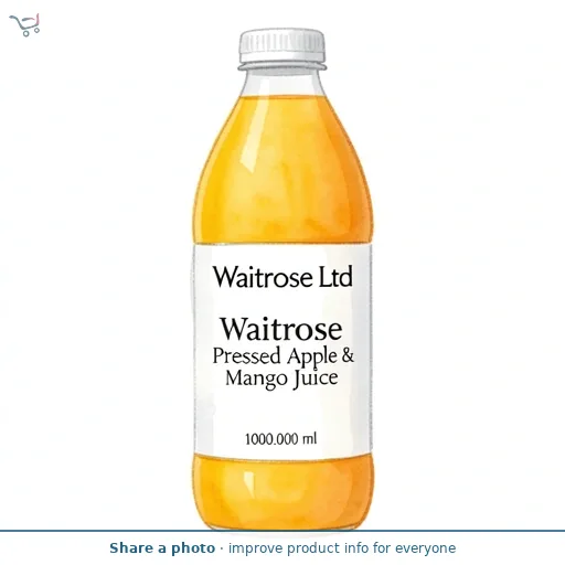 Waitrose Pressed Apple & Mango Juice